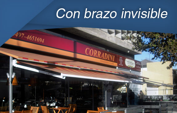 Fabrica de toldos con brazo invisible